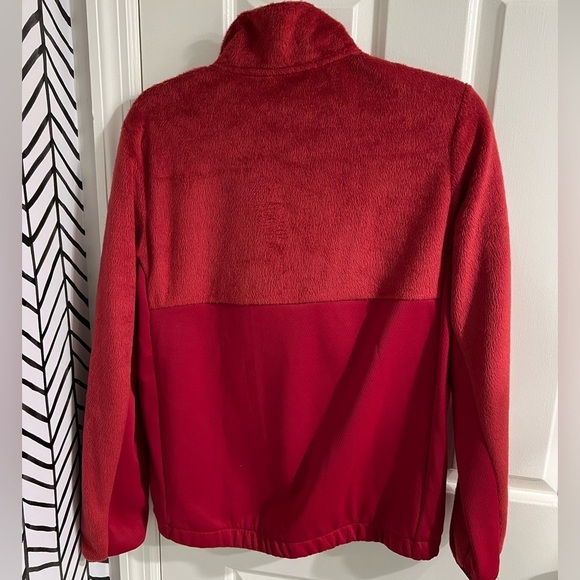 Adidas Fleece Pocket Zip Pullover - Red - Size Small - Picture 2 of 6